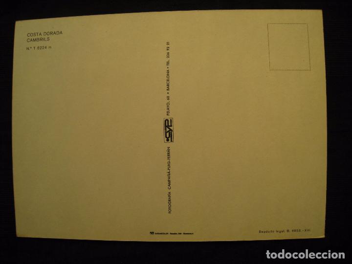 Postales: POSTAL COSTA DORADA - CAMBRILS. - Foto 3
