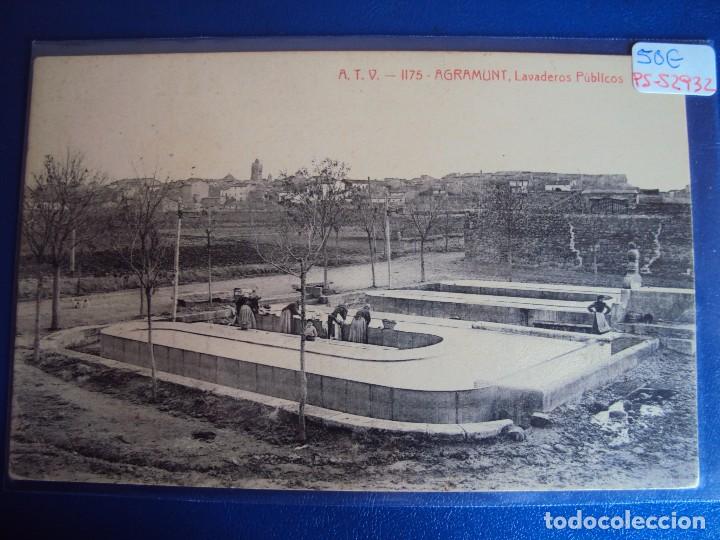 Postkarten: (PS-52932)POSTAL DE AGRAMUNT-LAVADEROS PUBLICOS.A.T.V.1175