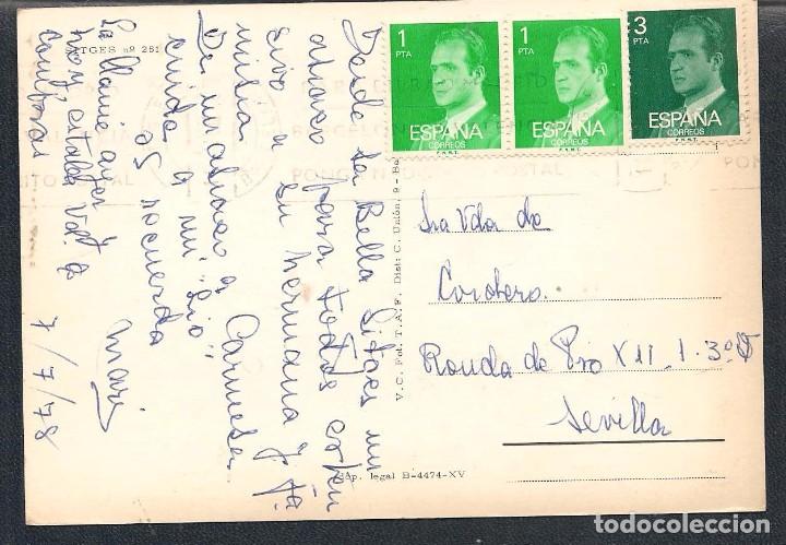 Postales: POSTAL: SITGES. N&ordm; 261.  (C/A 23) - Foto 2