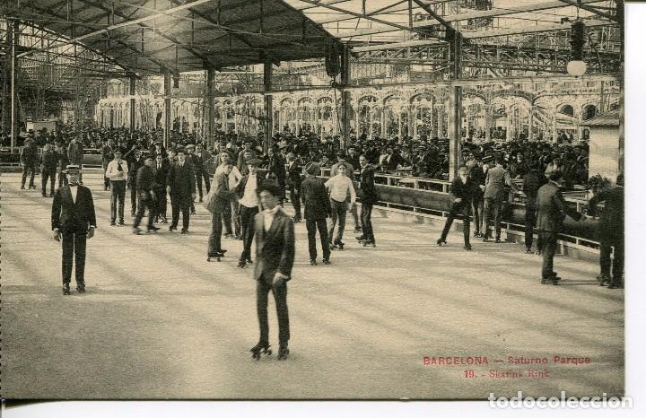 Cartoline: BARCELONA-SATURNO PARQUE -SKATING RINK -PATINAJE- ROISIN N&ordm; 19
