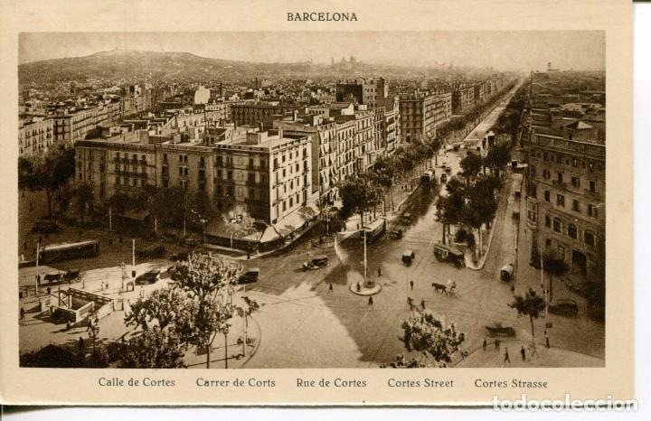 Postales: BARCELONA-CALLE DE CORTES-- ROISIN