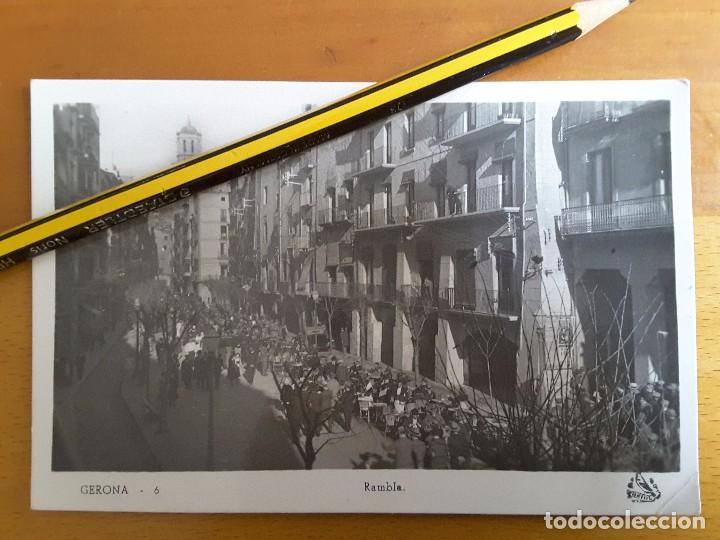 Postales: POSTAL GERONA - 6. RAMBLA - ORIOL - Foto 1