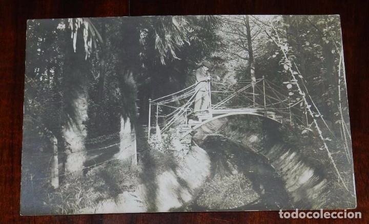 Cartes Postales: FOTO POSTAL DE PARQUE, PUENTE, FOTOGRAFIA MAGDA, SIN CIRCULAR