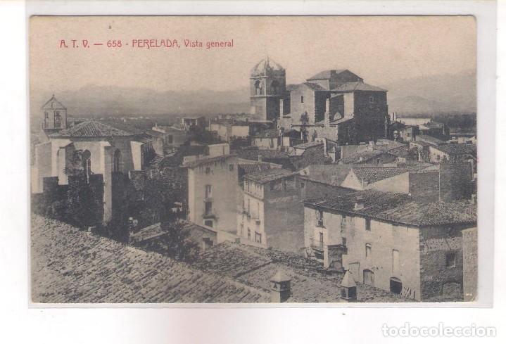 Postkarten: POSTAL A.T.V - 658- PERELADA ,VISTA GENERAL .