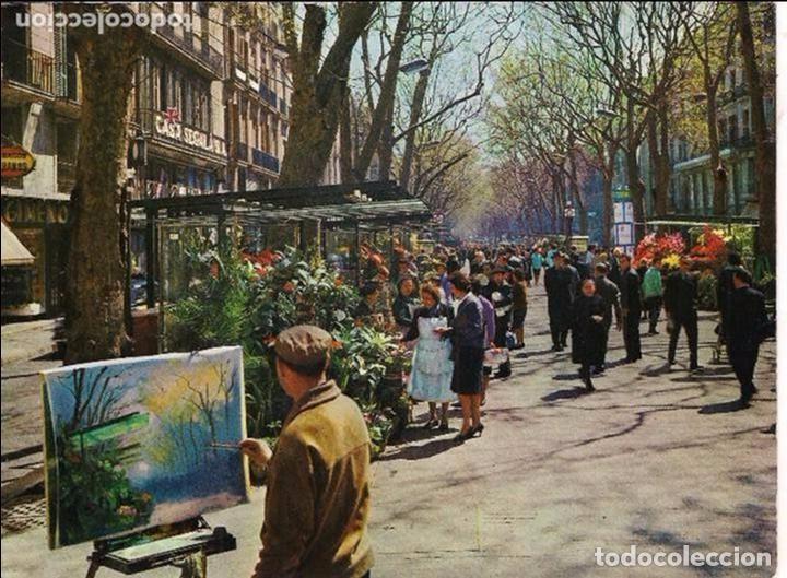 Postales: Rambla de las Flores. Barcelona - Foto 1