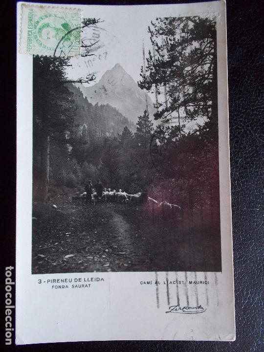 Postales: TARJETA POSTAL 3 PIRINEU DE LLEIDA FONDA SAURAT PIRINEO DE LLEIDA - ZERKOWITZ - CIRCULADA