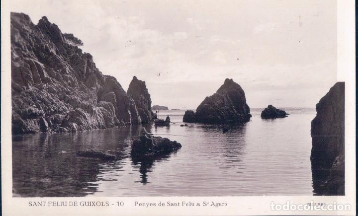 Postkarten: POSTAL SANT FELIU DE GUIXOLS - 10 PENYES DE SANT FELIU A S'AGARO - GUILERA