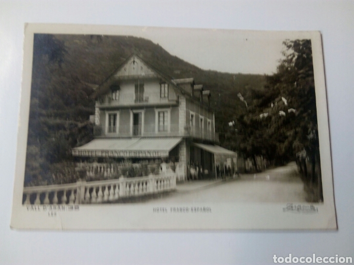 Postkarten: Postal de Vall d'Aran. Hotel Franco Espa&ntilde;ol