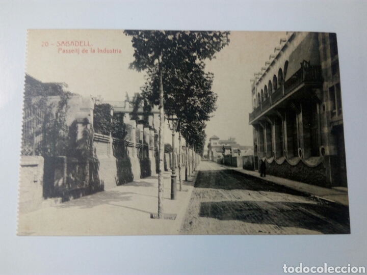 Postales: Postal de Sabadell. Paseo de la Industria - Foto 1