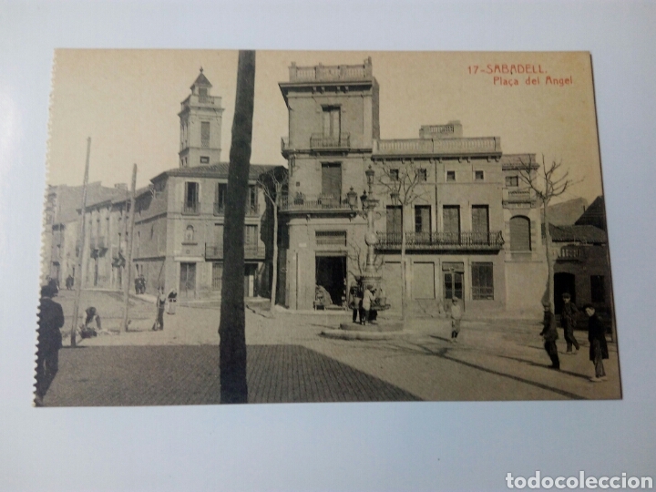 Postales: Postal de Sabadell. Pla&ccedil;a del Angel - Foto 1