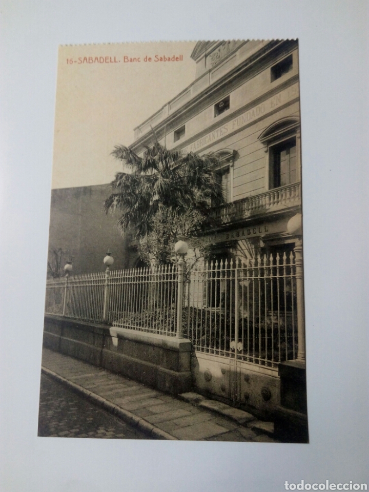 Postales: Postal de Sabadell. Banc de Sabadell - Foto 1