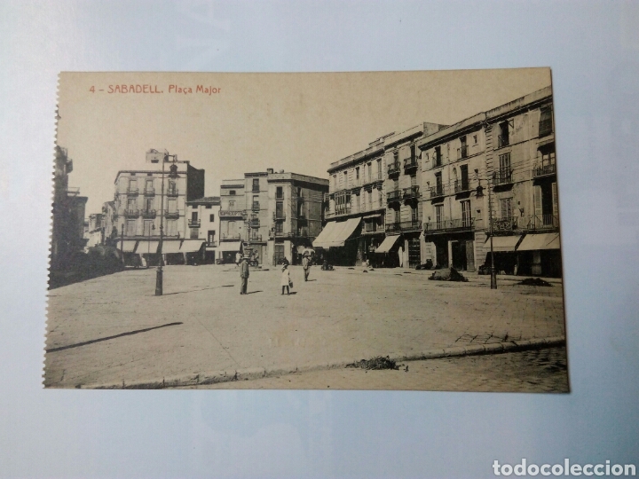 Postales: Postal de Sabadell. Pla&ccedil;a Major - Foto 1