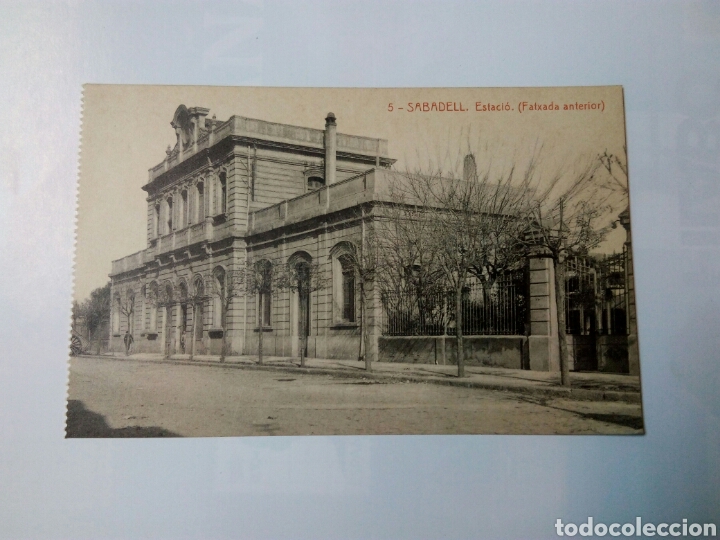 Postales: Postal de Sabadell. Estaci&oacute; - Foto 1