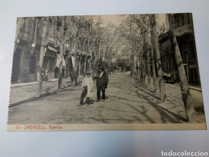 Postales: Postal de Sabadell. Rambla - Foto 1