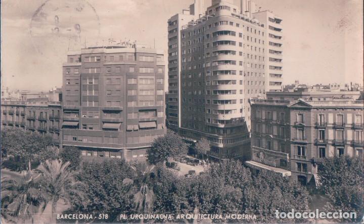 Postkarten: POSTAL BARCELONA 518 - PL URQUINAONA - ARQUITECTURA MODERNA - ZERKOWITZ - CIRCULADA