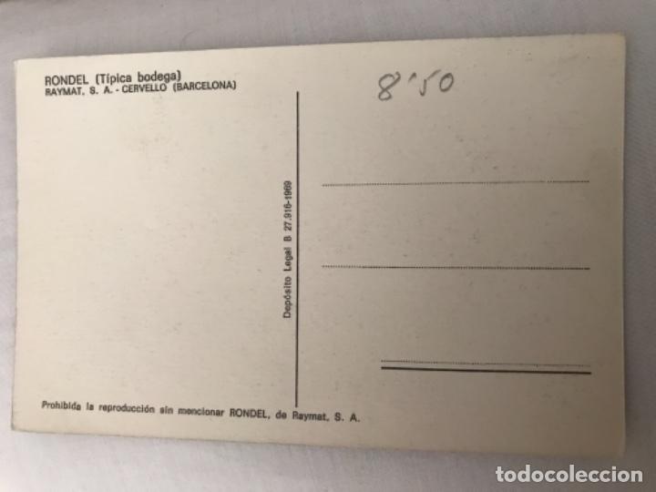 Postales: ANTIGUA POSTAL BARCELONA RONDEL BODEGA - Foto 2