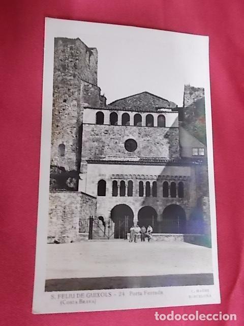 Postales: TARJETA POSTAL. SANT FELIU DE GUIXOLS. N&ordm; 24. PORTA FERRADA. C. MAURI