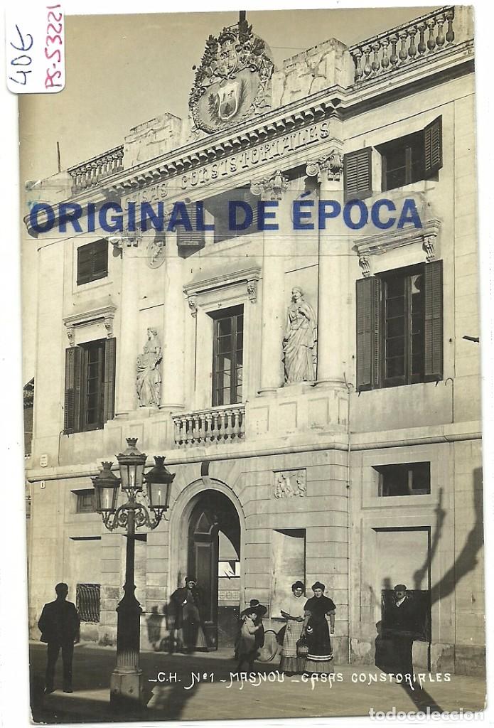 Postcards: (PS-53221)POSTAL FOTOGRAFICA DE MASNOU-CASAS CONSISTORIALES