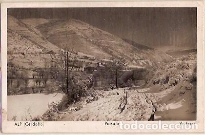 Postkarten: ANTIGUA POSTAL ALP CERDA&Ntilde;A PAISAJE V ROSET ESCRITA 1954