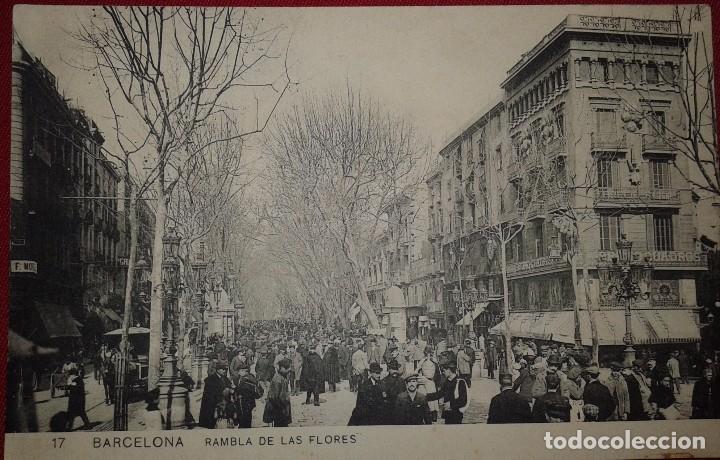 Postales: POSTAL DE BARCELONA RAMBLA DE LAS FLORES - Foto 1