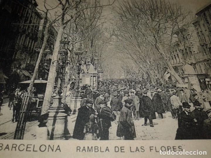 Postales: POSTAL DE BARCELONA RAMBLA DE LAS FLORES - Foto 2