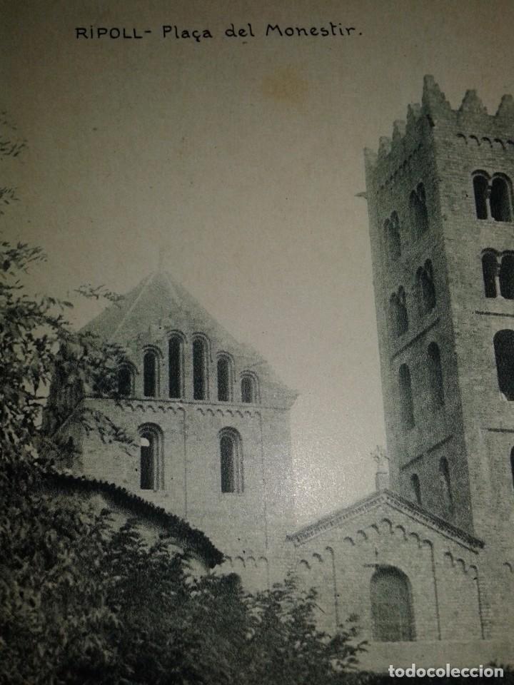 Postales: POSTAL DE RIPOLL - PLA&Ccedil;A DEL MONESTIR - Foto 2