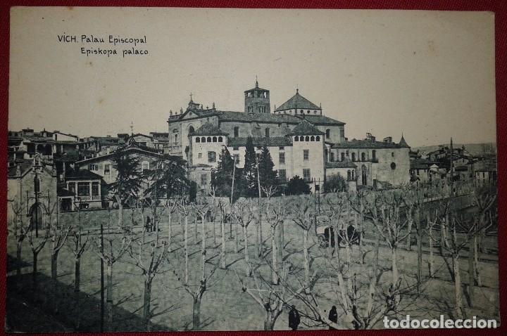 Postales: POSTAL DE VICH - PALAU EPISCOPAL - Foto 1