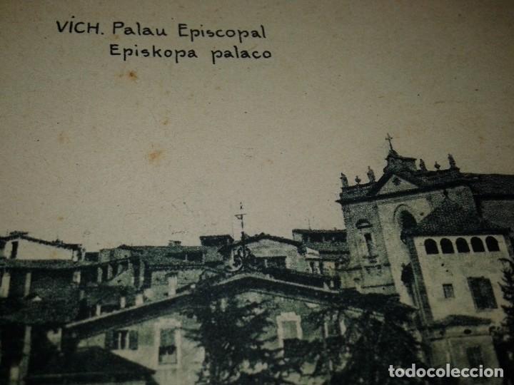 Postales: POSTAL DE VICH - PALAU EPISCOPAL - Foto 2