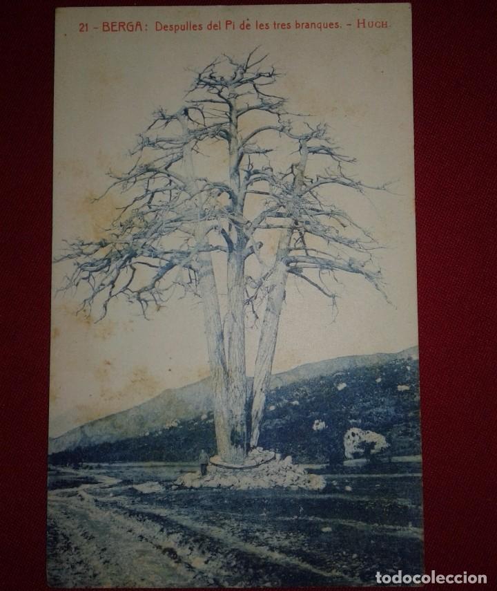 Postales: POSTAL DE BERGA - DESPULLES DEL PI DE LES BRANQUES - HUCH - Foto 1