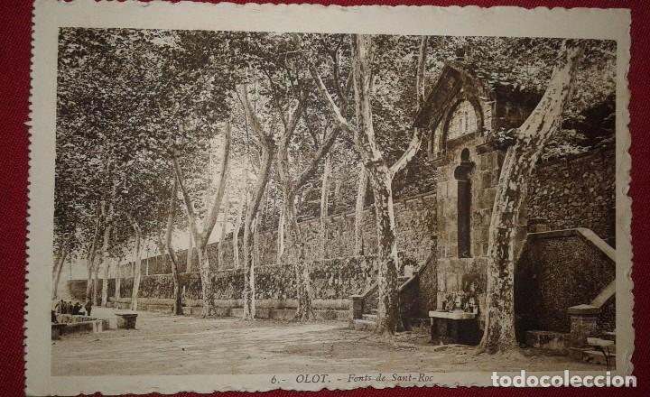 Postales: POSTAL DE OLOT - FONTS DE SANT - ROC - Foto 1