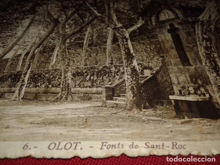 Postales: POSTAL DE OLOT - FONTS DE SANT - ROC - Foto 2