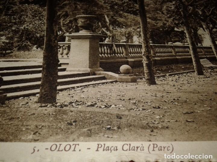 Postales: POSTAL DE OLOT - PLA&Ccedil;A CLAR&Agrave; (PARC) - Foto 2
