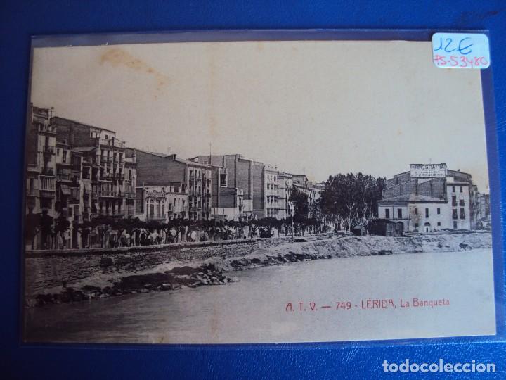 Postales: (PS-53480)POSTAL DE LERIDA-LA BANQUETA.A.T.V.749