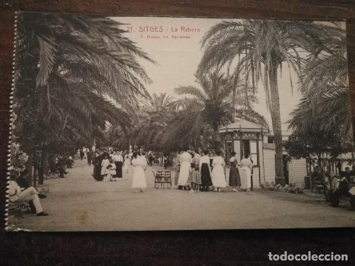 Postales: ANTIGUA POSTAL DE SITGES - LA RIBERA, SIN CIRCULAR. - Foto 1