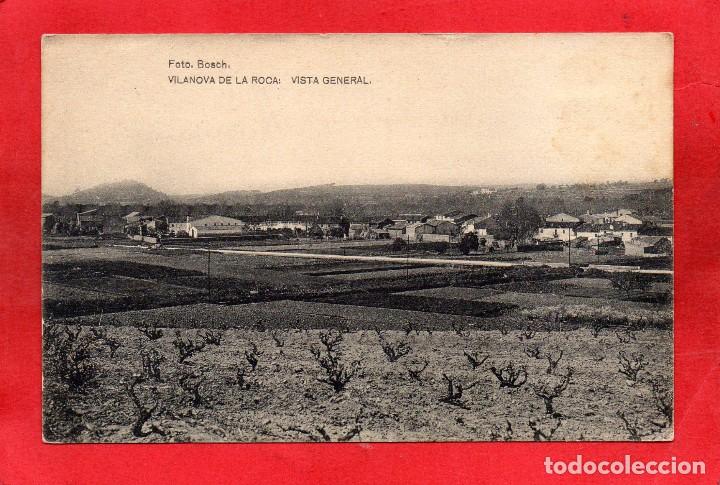 Postales: vilanova de la roca. vista general. bosch - Foto 1