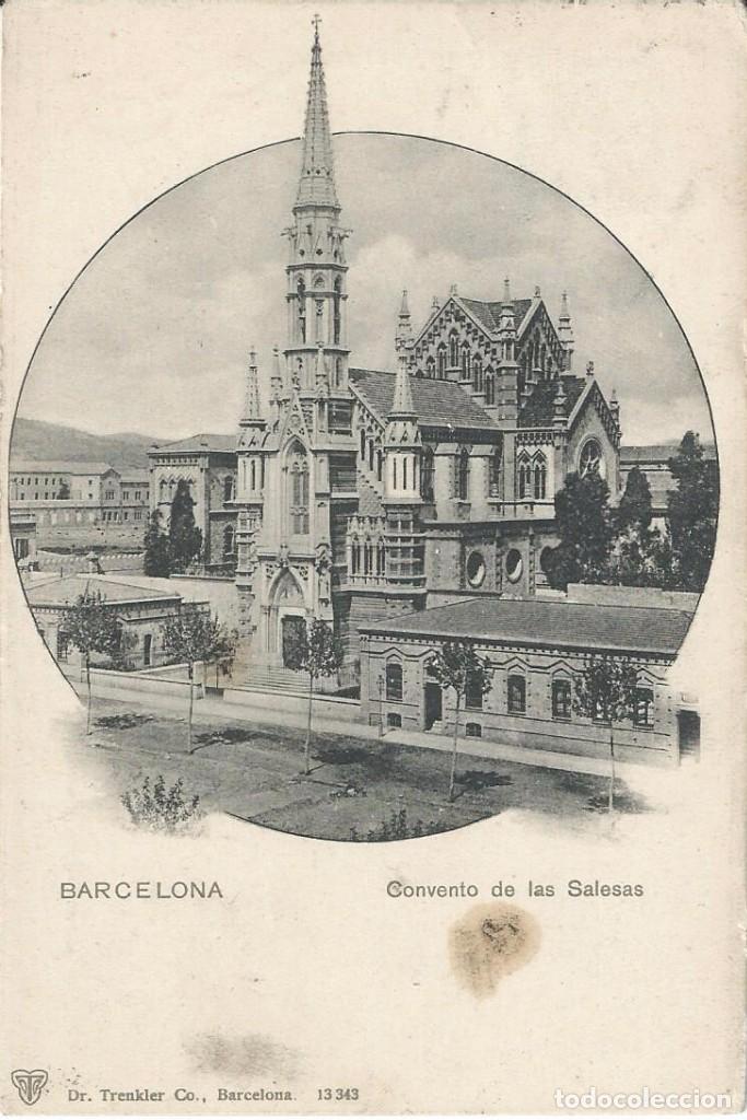 Postales: Barcelona.Convento de las Salesas. - Foto 1