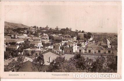 Postales: ANTIGUA POSTAL 7 MASNOU VISTA PANORAMICA EDIT TORRES FOT VELA ESCRITA 1951