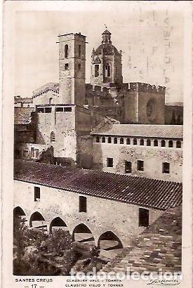 Postales: ANTIGUA POSTAL 17 SANTES CREUS CLAUSTRE VELL I TORRES ZERKOWITZ ESCRITA 1935