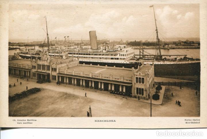 Cartoline: BARCELONA-ESTACI&Oacute;N MAR&Iacute;TIMA- ROISIN-