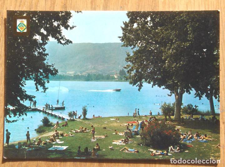 Postales: BANYOLES - PLAYA VERDE - Foto 1