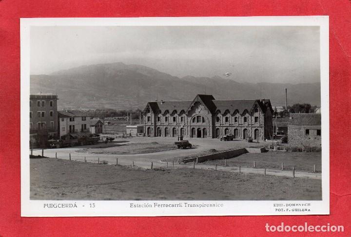 Postales: puigcerda. 13 estaci&oacute;n ferrocarril. guilera