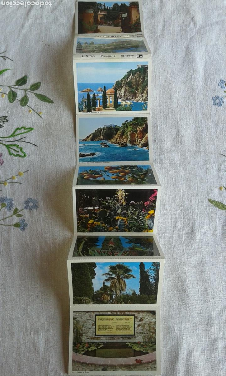 Postales: &Aacute;lbum acorde&oacute;n 18 postales Jardin Bot&aacute;nico Blanes Mar i Murtra
