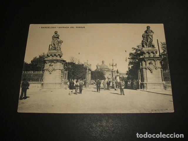 Postales: BARCELONA ENTRADA DEL PARQUE - Foto 1