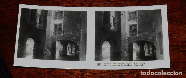 Postales: FOTOGRAFIA DE SARROCA DE BALLERA, LERIDA, SERIE NUM. 53, VISTAS ESTEREOSCOPICAS DE ESPA&Ntilde;A, N. 5, MID
