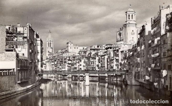 Postales: GERONA RIO O&ntilde;AR 1955 - Foto 1