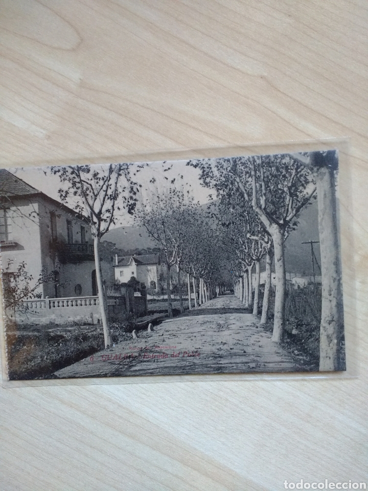 Postales: Postal Gualba. Entrada del poble. - Foto 1