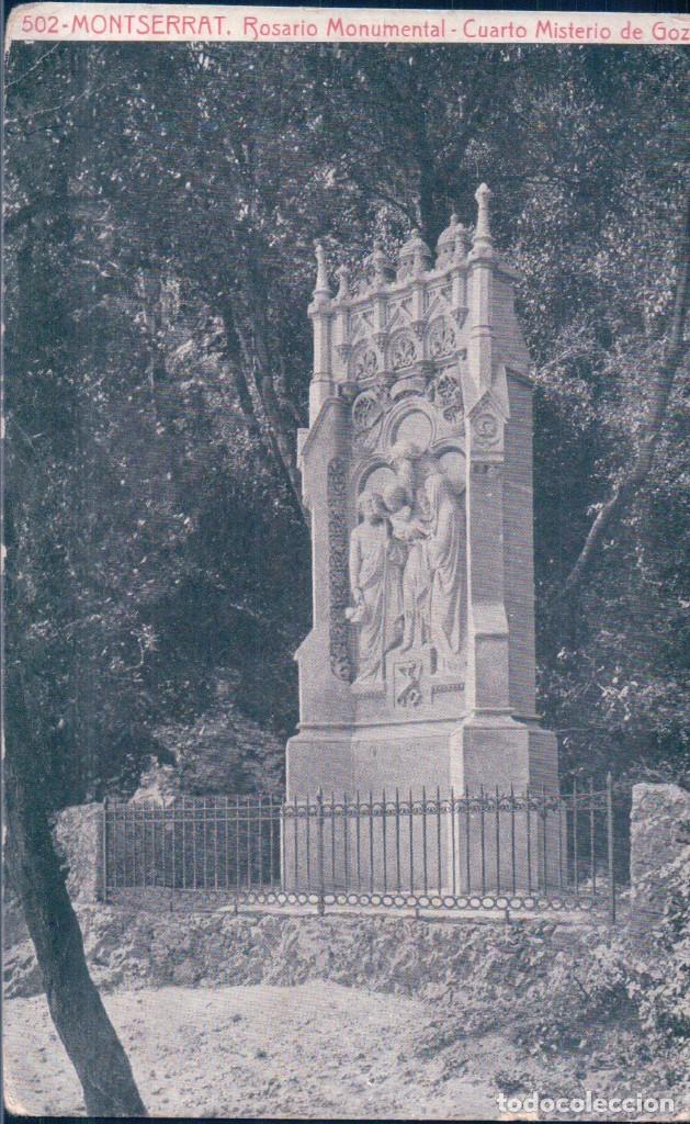 Postkarten: POSTAL MONTSERRAT. ROSARIO MONUMENTAL - CUARTO MISTERIO DE GOZO  - 502 - THOMAS