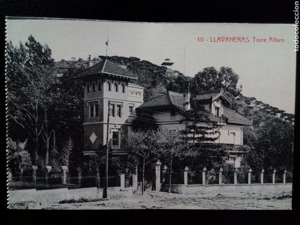 Postales: Postal de Llavaneras. Torre Alfaro. - Foto 1