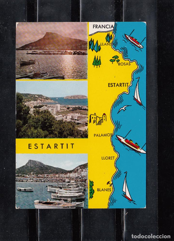 Postales: 2.025 ESTARTIT.  MAPA - Foto 1