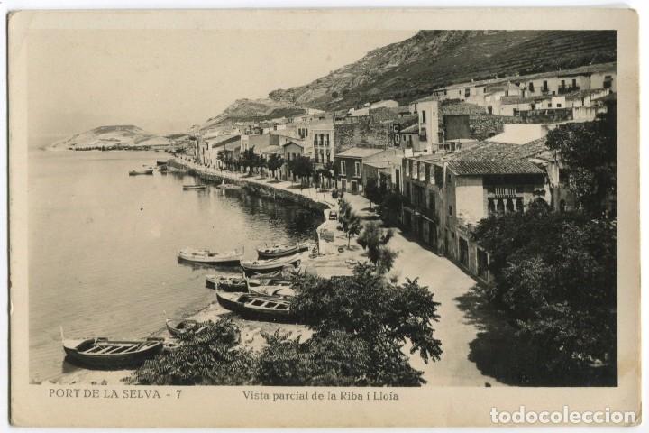 Postales: a02348 port de la selva vista parcial de la riba i lloia n&ordm;7 fotografica